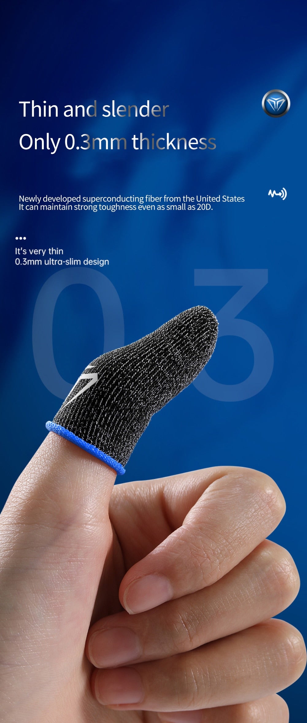 Finger Sleeves Gaming Controller for Mobile Phone Gaming - Enhance Your Gaming Precision!