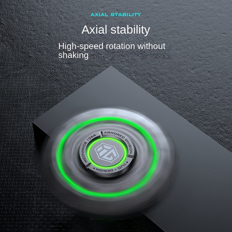 Smart Fidget Spinner | Metal Alloy Gyro Luminous | Stress Relief