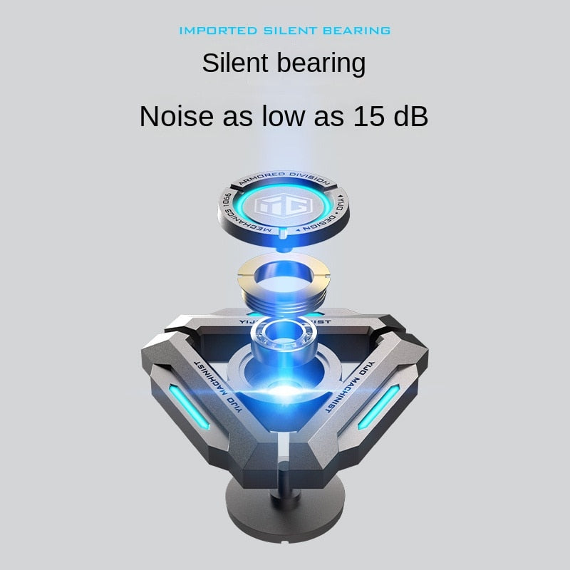 Smart Fidget Spinner | Metal Alloy Gyro Luminous | Stress Relief