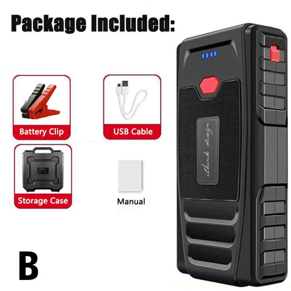 Compact 30000mAh Car Jump Starter
