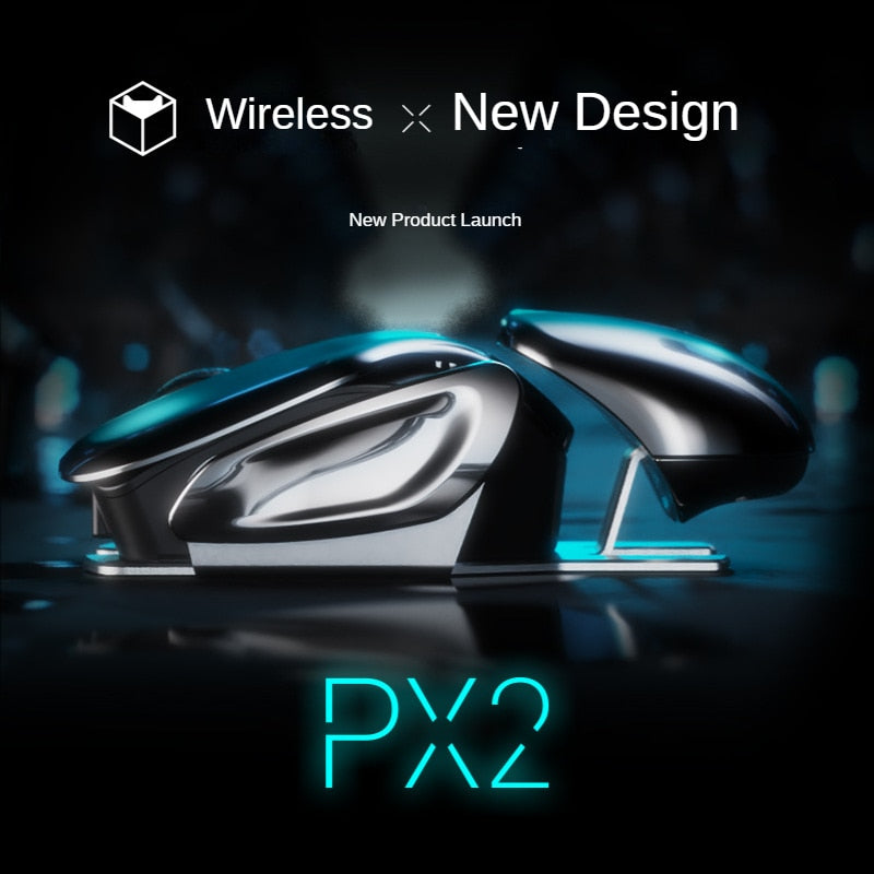 Metal Wireless Gaming Mouse | Rechargeable | 1600DPI | Fast Response