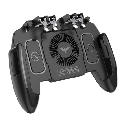 Six Finger Mobile Game Controller with Cooling Fan - Level Up Your Mobile Gaming Experience!