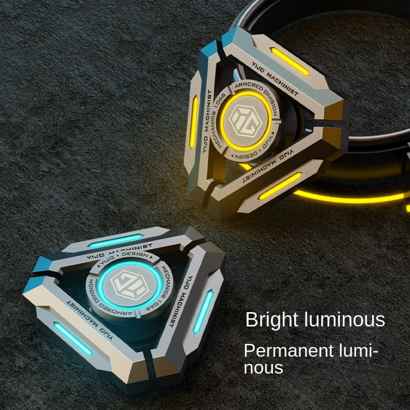 Smart Fidget Spinner | Metal Alloy Gyro Luminous | Stress Relief