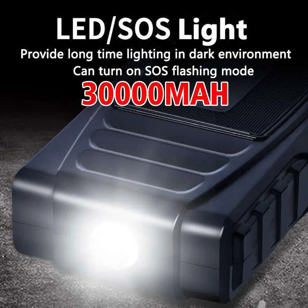 Compact 30000mAh Car Jump Starter