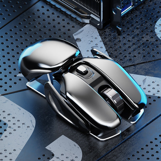 Metal Wireless Gaming Mouse | Rechargeable | 1600DPI | Fast Response