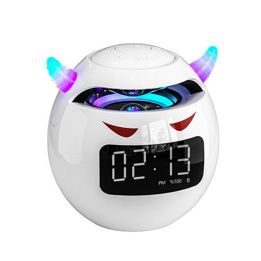Wireless Ball Shaped Smart Bluetooth Speaker with Digital Alarm Clock