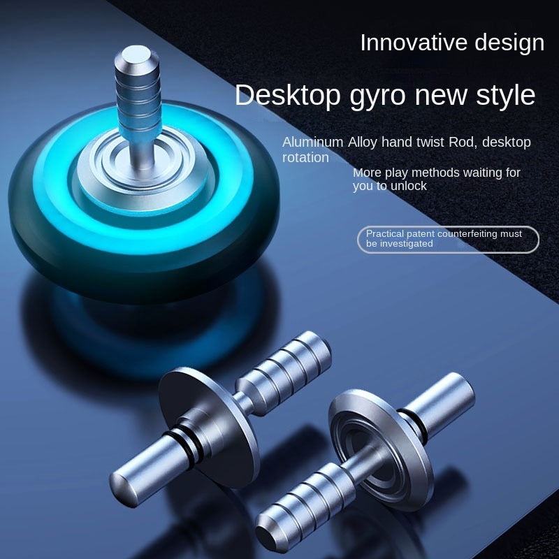 Smart Fidget Spinner | Metal Alloy Gyro Luminous | Stress Relief