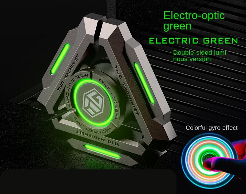 Smart Fidget Spinner | Metal Alloy Gyro Luminous | Stress Relief