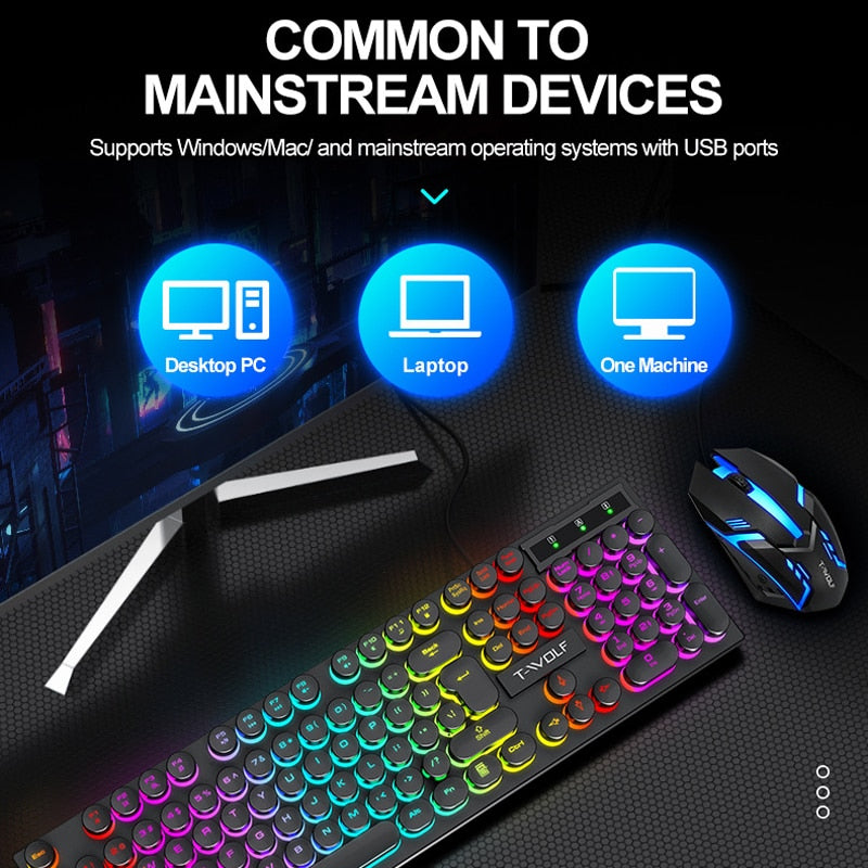 Gaming Keyboard Wired | Color Matching Backlit