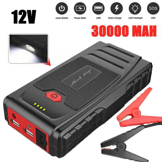 Compact 30000mAh Car Jump Starter