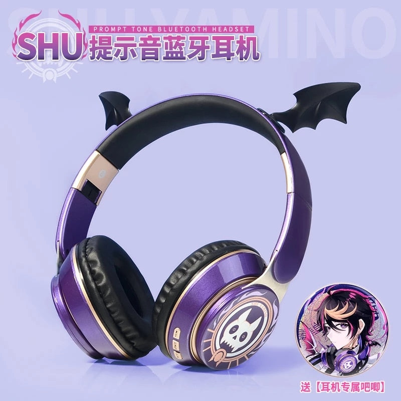 Anime Wireless Bluetooth Headphone Shu Yamino | High-Quality Sound and Stylish Design