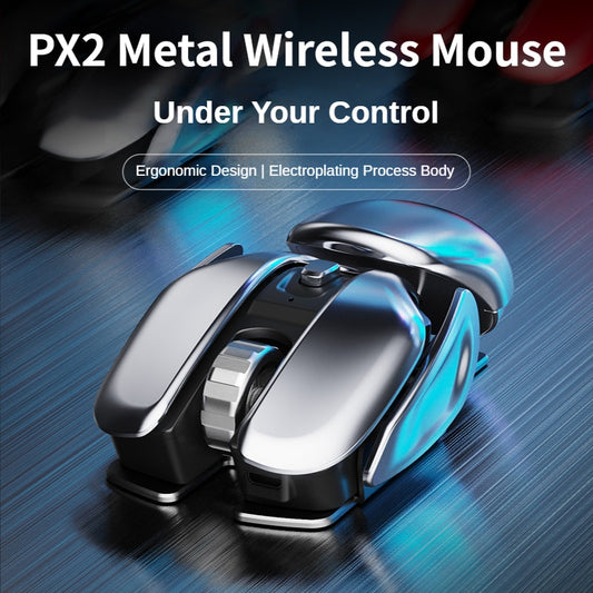 Metal Wireless Gaming Mouse | Rechargeable | 1600DPI | Fast Response
